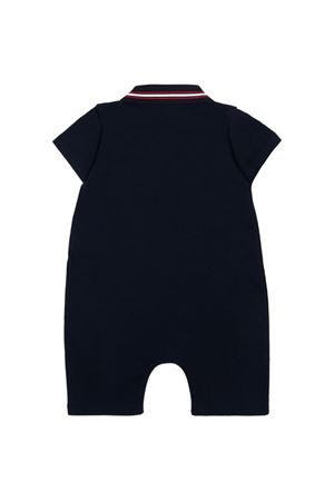 Cotton piquet romper with tricolour hem MONCLER KIDS | L19518L000068496F778